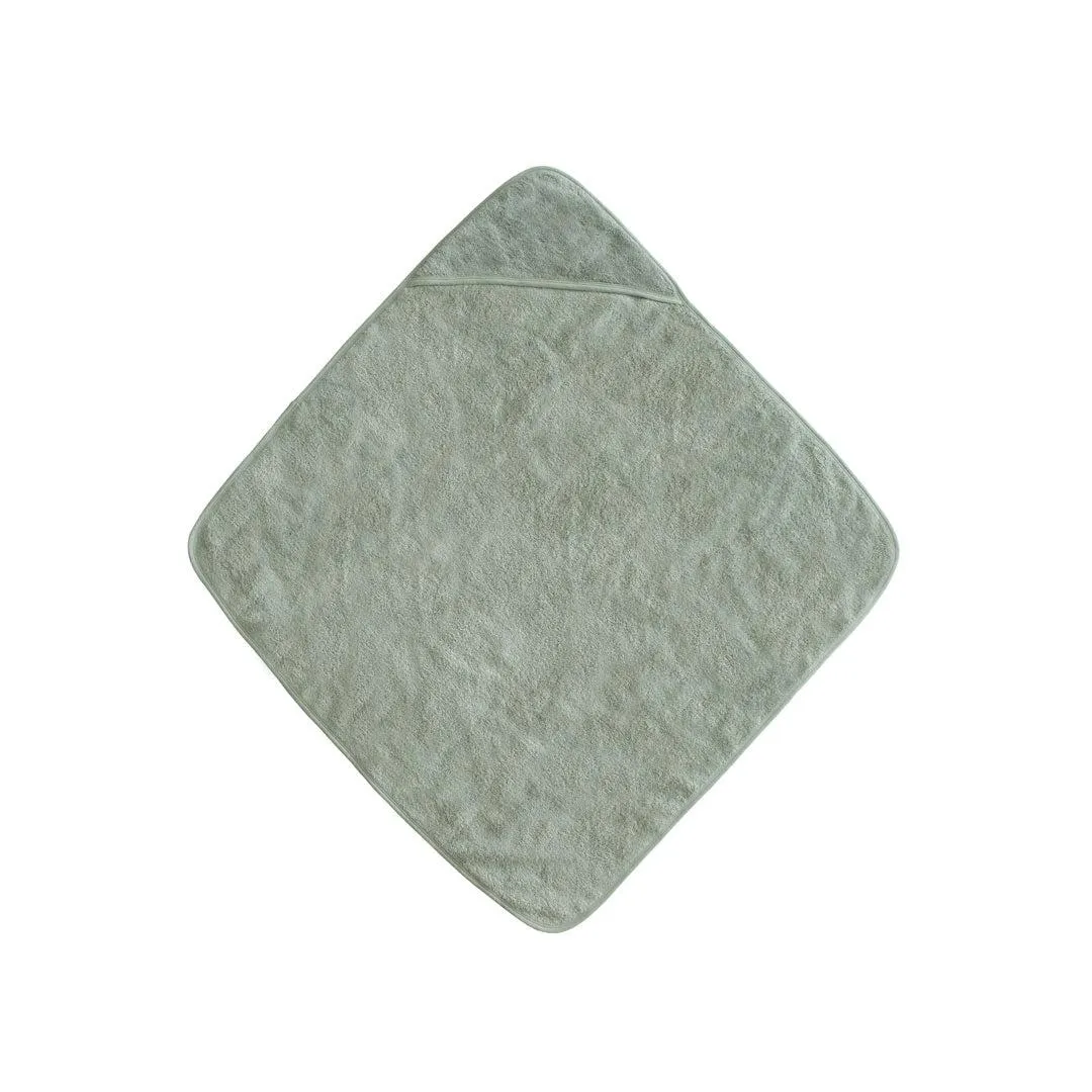 Mushie Hooded Towel - Moss